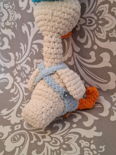Pato Plush Peluche Amigurumi Suave Bebés Muñeco De Apego