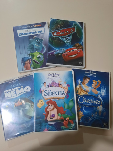 Películas Dvd X 10 Unid Infantiles Disney Original