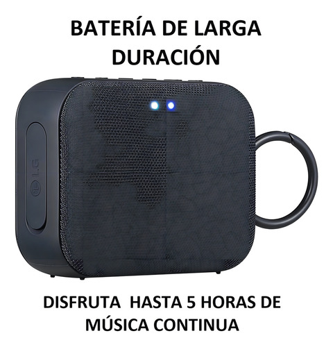Bocina Portátil LG Xboom Go Pm1 Negra