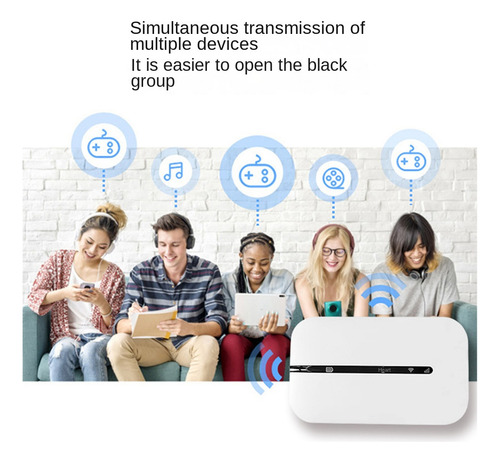 Enrutador Wifi Portátil De Bolsillo 4g, Módem Wifi De 150 Mb