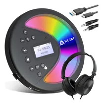 Comprar Reproductor De Cd Portátil Klim Discover Con Auriculares Blu