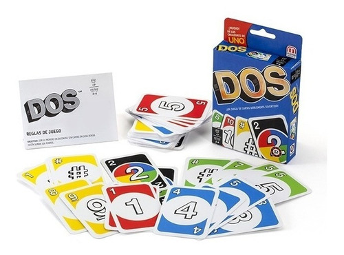 Imagen 4 de 5 de Juego Cartas Uno Dos Flip Combo Mattel Ruibal Original