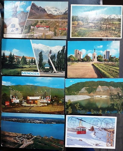 Lote De 8 Postales Argentinas - Década 70