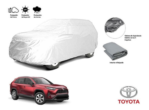 Funda Cubre Auto Afelpada Toyota Rav4 2.5l 2019 A 2020