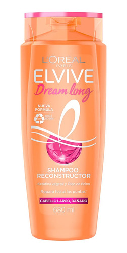 Loreal Keratina Vegetal Shampoo Dream Long Elvive 680 Ml