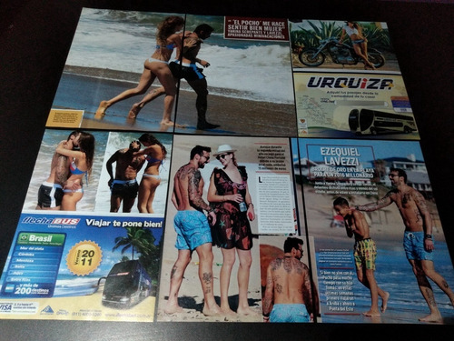 (ai055) Ezequiel Pocho Lavezzi * Recortes Revistas Clippings (Usado)