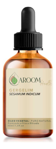 Óleo Vegetal De Gergelim 100% Puro - 50ml Aroom