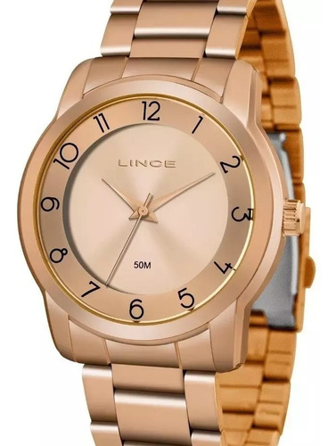 Relógio Lince Feminino Rose Gold Lrr4590l R2rx