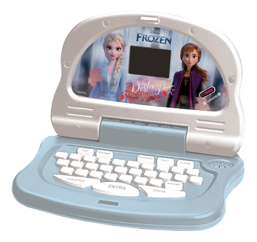 Laptop Infantil Educativo Frozen Magic Tech Bilíngue Candide