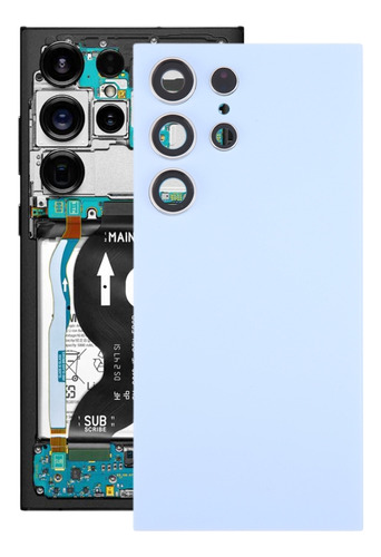 Tapa De Batería Oem Con Lente Para Samsung Galaxy S24 Ultra