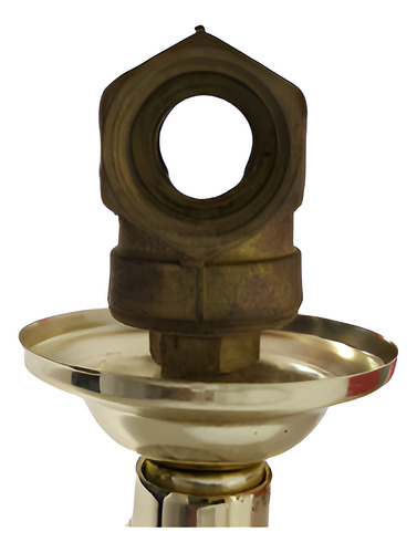 Registro Gaveta 3/4 Forusi Ferbuc Dourado Bola Travertino