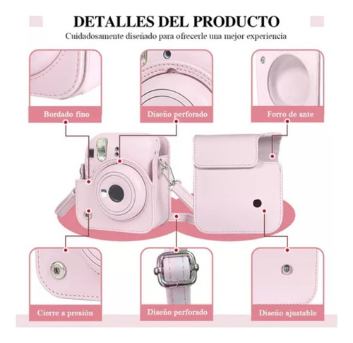 Para Funda Instax Mini 12 Azul Color Celeste /&z