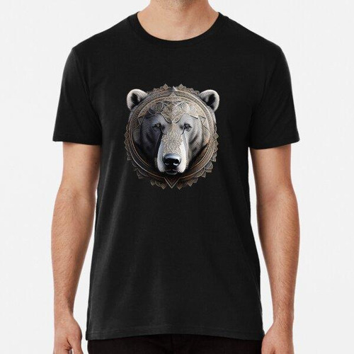 Remera Oso Mandala Algodon Premium