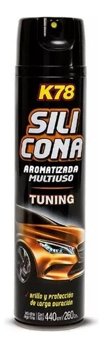 Silicona En Aerosol Perfumada Multiuso K78 Interior 