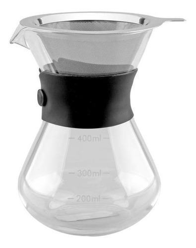 Cafeteira Tramontina 400 Ml Coador De Aço Inox Reutilizável