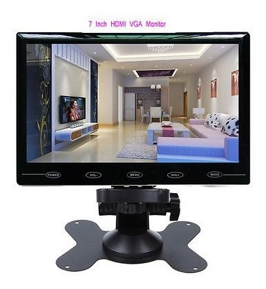 U.s.-7 Hd 800 X 480/1024 X 600 Hdmi Vga Av Monitor De Pc