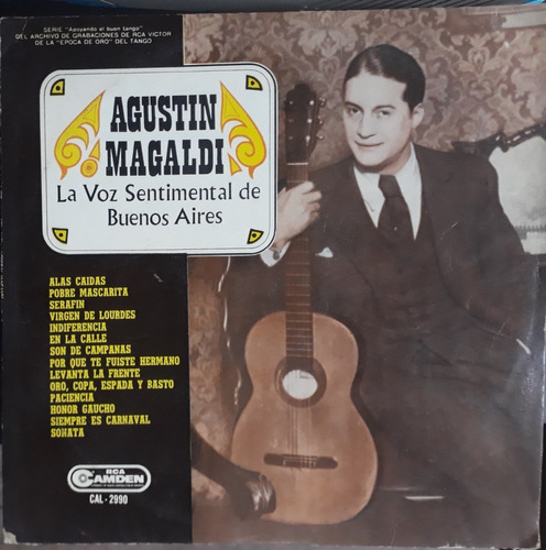 Agustín Magaldi - La Voz Sentimental De Buenos Aires -vinilo