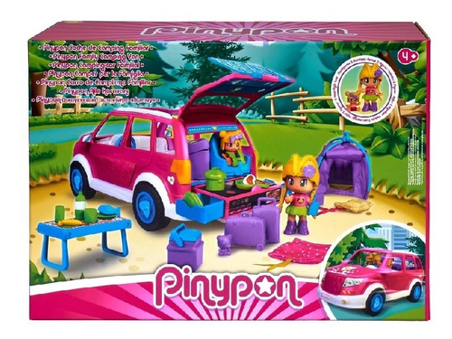 Pinypon Coche Camping 2 Figuras + Accesorios Sharif Express
