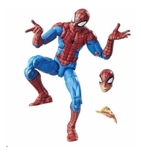 Spiderman Pizza Marvel Legends Series Retro Vintage Hasbro