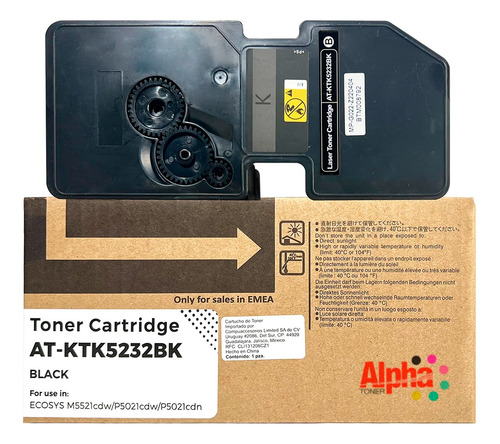 Kit 4 Toner Nuevo Compatible Kyocera Tk-5232 M5521 2,600 Pag