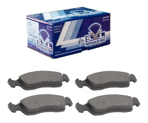 Pastilhas De Freio Fiat Uno 1.0 Vivace 8v Flex Ano 2010 2011
