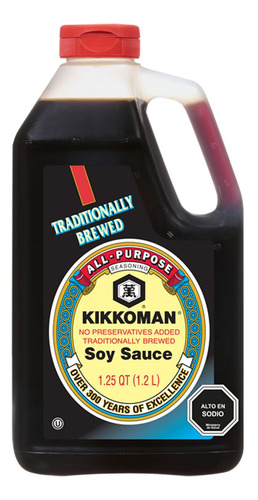 Salsa De Soya Tradicional Kikkoman 1.2 Litros