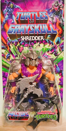 Shredder Masters Of The Universe Turtles Of Grayskull Wave 2 (Usado)