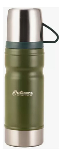 Termo Go 750 Ml Outdoors Verde Premium Frio Calor Verde Musgo