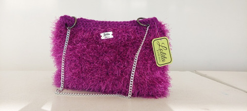 Bolsa Artesanal Dama Color Morado Marca Lolita With Love.