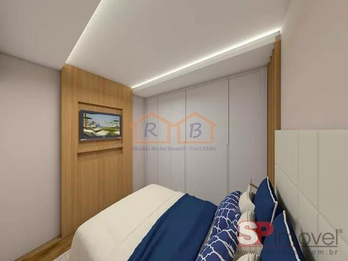 Imagem 8 de 10 de Apartamento Em Condomínio Padrão Para Venda No Bairro Vila Granada, 2 Dorm, 36 M - 21