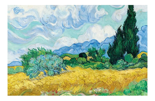 Quebra-cabeça Puzzle 1.000 Peças Campo De Trigo - Van Gogh