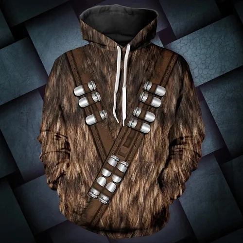 Sudaderas De Moda Star Wars Cosplay Chewbacca Disfraz Hombre