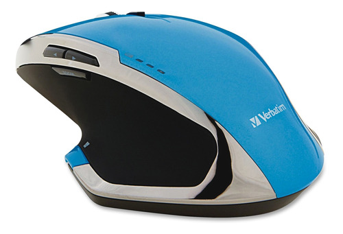 Mouse Inalámbrico De Lujo Con 8 Teclas Color Azul