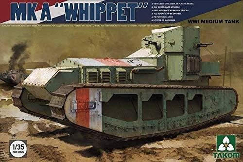 Takom Mk.a Whippet Primera Guerra Mundial Tanque Medio (1/35