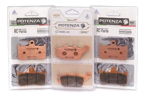 Kit Pastilha Freio Dianteiro Traseiro Potenza Z 800 Z900