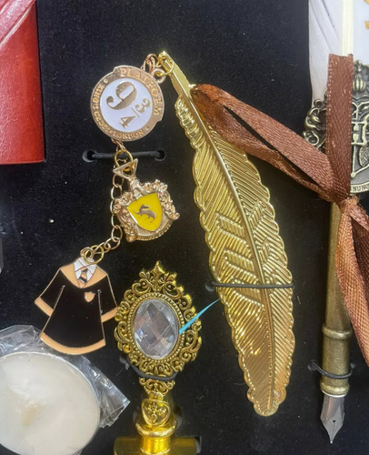 Kit De Sellos Pluma Y Más Harry Potter Para Manualidades Modelo 4 Hufflepuff