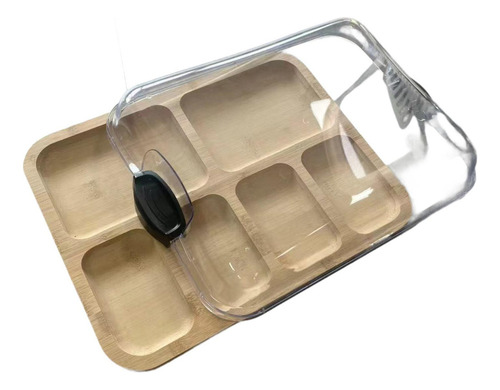 Tabla De Quesos De Bambú Para Cortar, Bandeja De Viaje.
