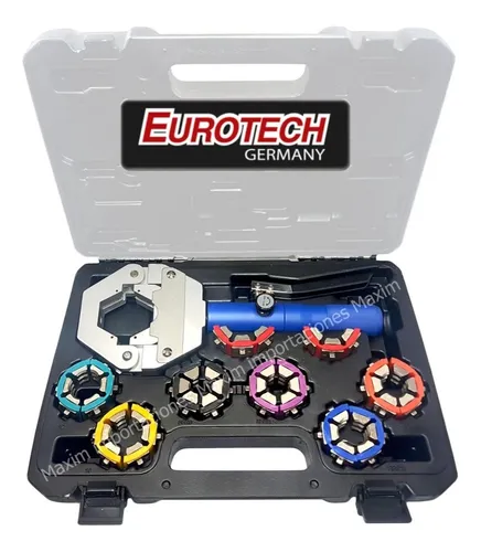 comprar Prensa Manguera Hidráulica Aire Ac. Kit X7 Muelas | Eurotech