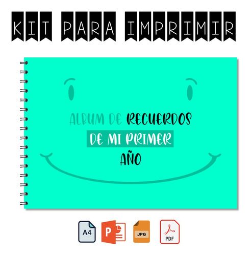 Álbum Recuerdos Del Bebé Para Completar 100% Editable - Ver