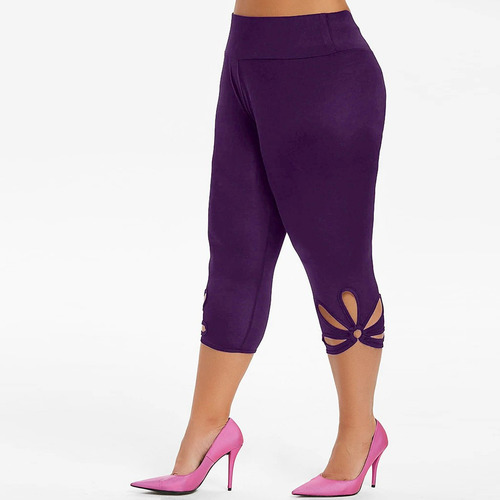 Leggings Casuales Con Cintura A La Moda Para Mujer, Talla Gr