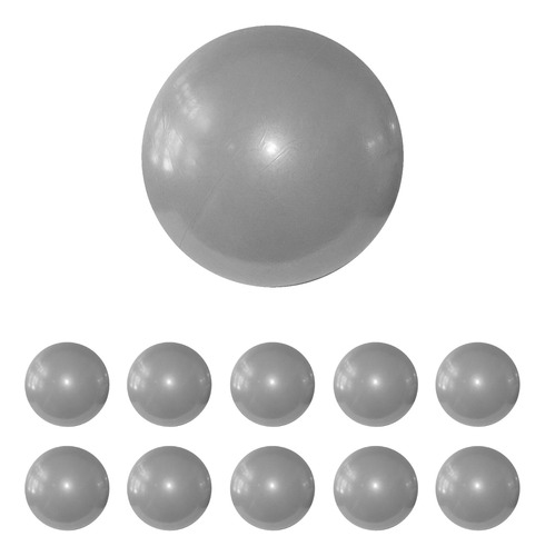 Pack 10 Unid. Pelota Pilates 24 Cm Lisa Sin Peso Pequeña Gmp