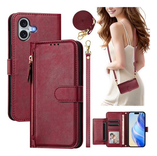 Compatível Com Capa De Proteção Para iPhone 16 Plus Com Cour