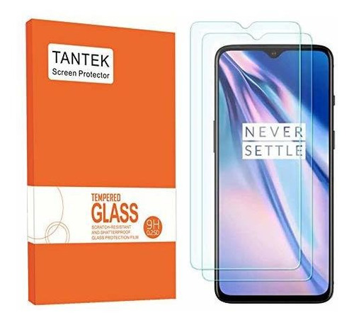 Paquete De 2 Protectores De Pantalla Tantek Para Oneplus 7t,