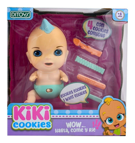 Kiki Cookie Bebe Habla Come Y Rie Incluye Galletas Ditoys