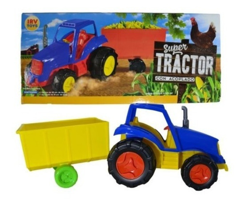Super Tractor Con Acoplado De Irv Toys En Magimundo!!!