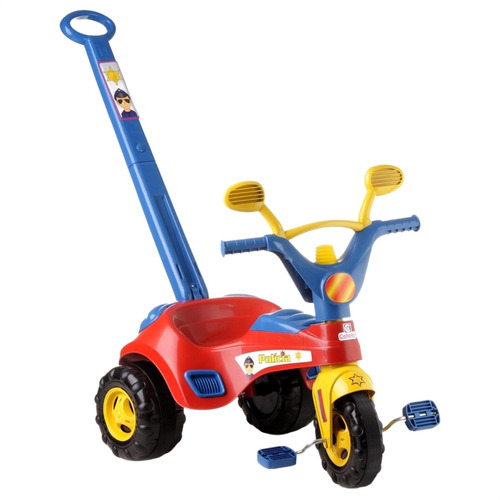 Triciclo Infantil Velotrol Policial Cotiplás Bike Menino