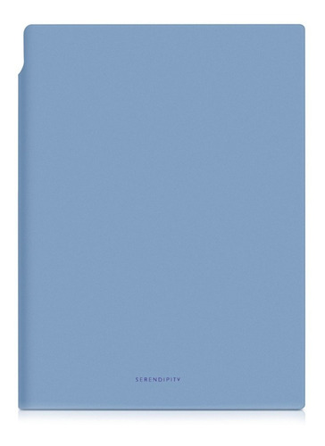 Libreta Tipo Piel Deli Cuaderno A5 112h Espacio Para Pluma Color Azul