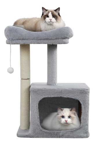 Torre Pequeña Para Gatos Con Poste Rascador Condominios Para