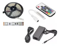 Comprar Kit Completo Tira Luces Led 5mts 5050 Rgb + Control + Fuente