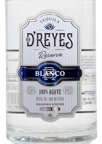 Paquete De 3 Tequila Rb D'reyes Blanco 750 Ml